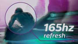Taux de rafraîchissement de 165Hz pour des images ultra-fluides et éclatantes