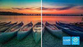 Reproduction fidèle des couleurs et protection contre la lumière bleue certifiées Eyesafe