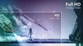 Écran Full HD 16/9 pour des images nettes et détaillées Écran Full HD 16/9 pour des images nettes et détaillées