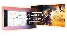DFM UHD@160Hz <br/>FHD@320Hz <br/>MONITOR DFM UHD@160Hz <br/>FHD@320Hz <br/>MONITOR