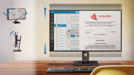 Inclinaison, rotation et réglage de la hauteur pour une vision idéale Inclinaison, rotation et réglage de la hauteur pour une vision idéale