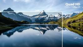 Des images impeccables avec Quad HD 2 560 x 1 440 pixels Des images impeccables avec Quad HD 2 560 x 1 440 pixels