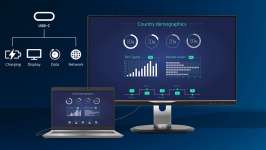 La connexion RJ-45 vers USB-C permet une connexion réseau facile et sécurisée