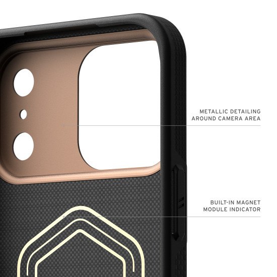 Urban Armor Gear 114554113985 coque de protection pour téléphones portables 17,5 cm (6.9") Housse Graphite, Bronze
