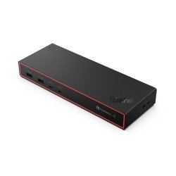 Lenovo TP TBT4 Dock G2 7000 - EU Station d'accueil Thunderbolt 4 Noir
