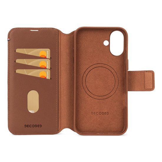 Decoded Leather Detachable Wallet coque de protection pour téléphones portables 17 cm (6.7") Étui avec portefeuille Marron Decoded Leather Detachable Wallet coque de protection pour téléphones portables 17 cm (6.7") Étui avec portefeuille Marron