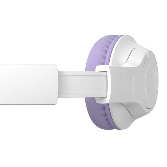 Belkin SOUNDFORMINSPIRE OVEREAR HEADSET LAV Casque Avec fil &sans fil Arceau Appels/Musique USB Type-C Bluetooth Lavande, Blanc Belkin SOUNDFORMINSPIRE OVEREAR HEADSET LAV Casque Avec fil &sans fil Arceau Appels/Musique USB Type-C Bluetooth Lavande, Blanc