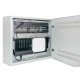 Intellinet Coffret mural 19" extra-plat avec rails 4U horizontaux et 2U verticaux, profondeur 170 mm, idéal AV/multimédia/surveillance, assemblé, gris RAL 7035