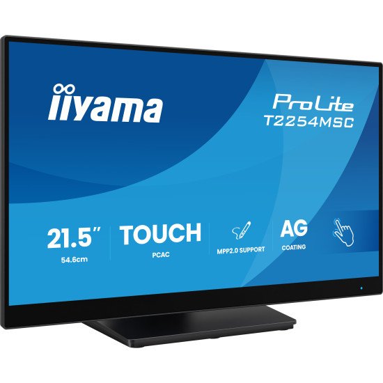 iiyama T2254MSC-B2AG écran PC 54,6 cm (21.5") 1920 x 1080 pixels Full HD LED Écran tactile Noir