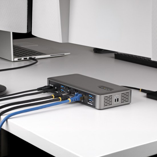 StarTech.com 194UE-USBC-SMARTDOCK station d'accueil Avec fil USB 3.2 Gen 2 (3.1 Gen 2) Type-C Gris