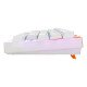 CHERRY K5 PRO TMR COMPACT clavier Gaming USB QWERTY Anglais américain Orange, Blanc
