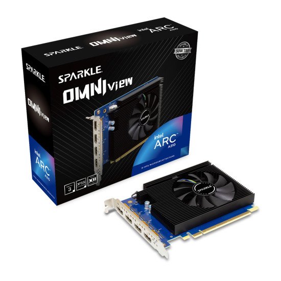 Sparkle Technology Intel Arc A310 OMNI View 4 Go GDDR6 Sparkle Technology Intel Arc A310 OMNI View 4 Go GDDR6