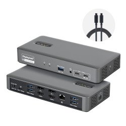 StarTech.com 194UE-USBC-SMARTDOCK station d'accueil Avec fil USB 3.2 Gen 2 (3.1 Gen 2) Type-C Gris