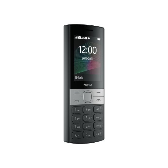 Nokia 150 6,1 cm (2.4") 106,3 g Noir, Argent Téléphone d'entrée de gamme