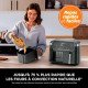 Ninja DualZone Double 7,6 L Autonome Friteuse d'air chaud Noir