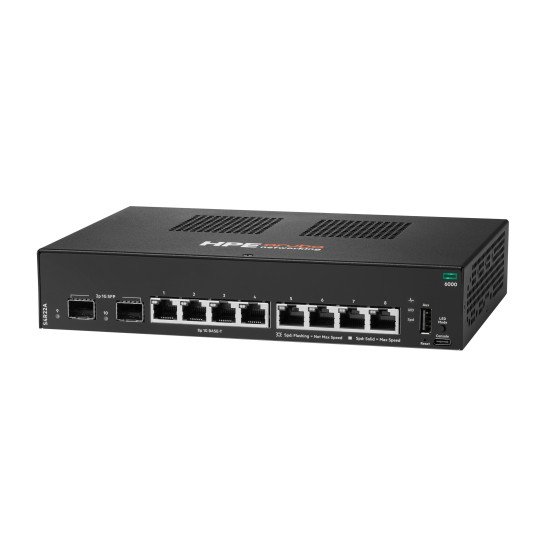 HPE Aruba Networking CX 6000 8p 10M/100M/1G 2p SFP 1G Switch