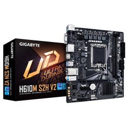 Gigabyte H610M S2H V2 carte mère Intel H610 Express LGA 1700 micro ATX Gigabyte H610M S2H V2 carte mère Intel H610 Express LGA 1700 micro ATX