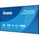 iiyama LH8675UHS-B2AG Écran d'affichage dynamique Écran plat de signalisation numérique 2,17 m (85.6") LCD Wifi 500 cd/m² 4K Ultra HD Noir Intégré dans le processeur Android 11 24/7 iiyama LH8675UHS-B2AG Écran d'affichage dynamique Écran plat de signalisation numérique 2,17 m (85.6") LCD Wifi 500 cd/m² 4K Ultra HD Noir Intégré dans le processeur Android 11 24/7