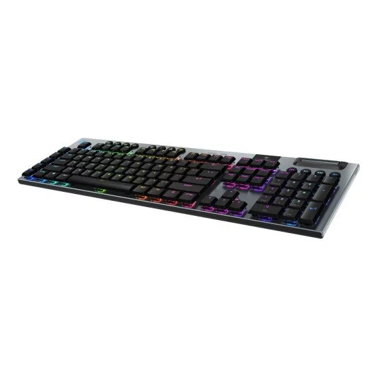 Logitech G G915 X LIGHTSPEED clavier Jouer USB + RF Wireless + Bluetooth QWERTZ Allemand Noir Logitech G G915 X LIGHTSPEED clavier Jouer USB + RF Wireless + Bluetooth QWERTZ Allemand Noir