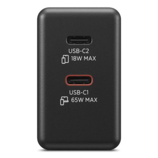 Lenovo 40AW065BEU adaptateur de puissance & onduleur Intérieur & extérieur 65 W Noir