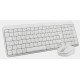 Logitech MK250 Combo clavier Souris incluse Universel RF sans fil + Bluetooth QWERTY Espagnole Blanc