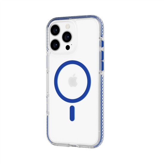 Tech21 EvoCrystal coque de protection pour téléphones portables 17,5 cm (6.9") Housse Bleu, Translucide