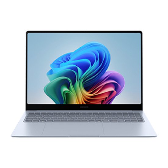 Samsung Galaxy Book4 Edge NP964XMA-MC1DE laptop Snapdragon X1E-80-100 Ordinateur portable 40,6 cm (16") Écran tactile WQXGA+ 16 Go LPDDR5x-SDRAM 512 Go eUFS Wi-Fi 7 (802.11be) Windows 11 Pro Bleu