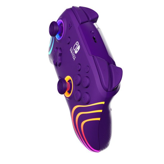 PDP Afterglow Wave Violet Manette de jeu Analogique/Numérique Nintendo Switch, Nintendo Switch OLED