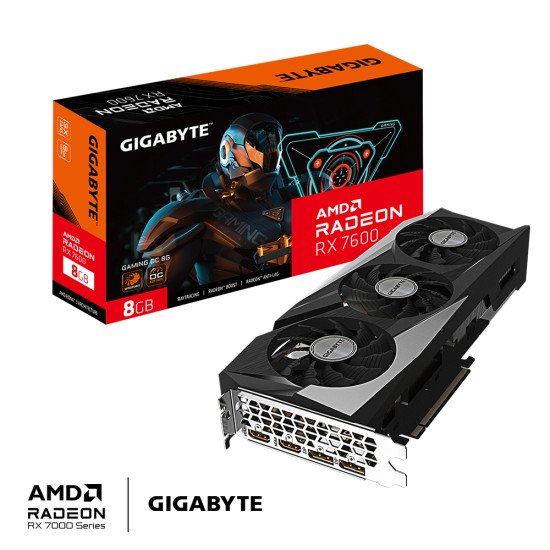 Gigabyte Radeon RX 7600 GAMING OC 8G AMD 8 Go GDDR6