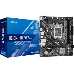 Asrock H610M-HDV/M.2 R2.0 Intel H610 LGA 1700 micro ATX Asrock H610M-HDV/M.2 R2.0 Intel H610 LGA 1700 micro ATX
