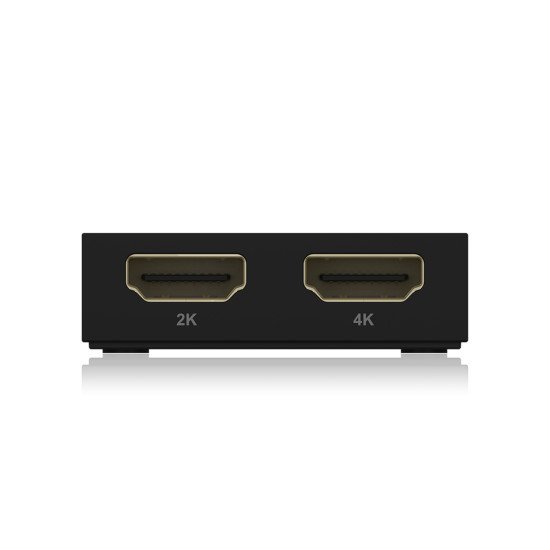 ICY BOX IB-SPL1029AC câble vidéo et adaptateur 2 x HDMI Noir