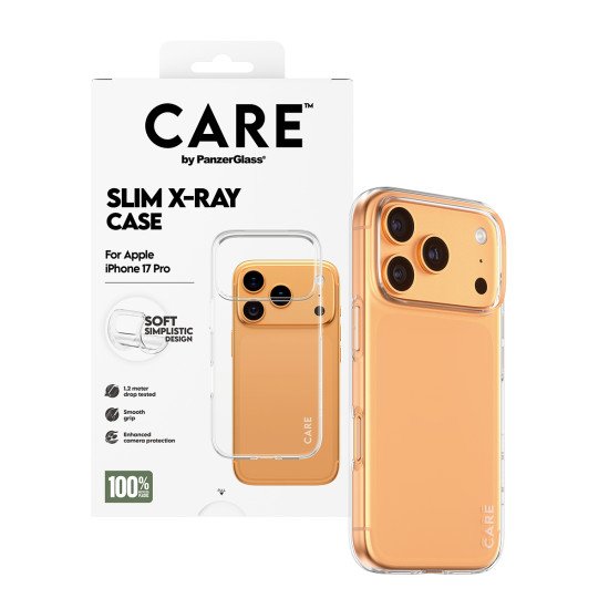 PanzerGlass CARE by ® Fashionable Case Transparent X-Ray Soft Basic iPhone 17 Pro coque de protection pour téléphones portables Housse PanzerGlass CARE by ® Fashionable Case Transparent X-Ray Soft Basic iPhone 17 Pro coque de protection pour téléphones portables Housse
