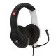 Turtle Beach Airlite Fit Noir et Blanc Casque de gaming filaire sous licence officielle pour Nintendo Switch 2, Nintendo Switch, Lite - Modèle OLED
