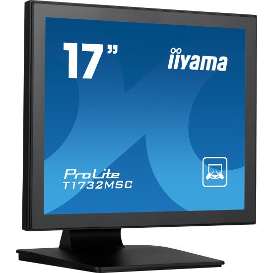 iiyama ProLite T1732MSC-B1SAG écran PC 43,2 cm (17") 1280 x 1024 pixels Full HD LED Écran tactile Dessus de table Noir