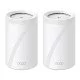 TP-Link Deco BE65 Tri-bande (2,4 GHz / 5 GHz / 6 GHz) Wi-Fi 7 (802.11be) Blanc 4 Interne TP-Link Deco BE65 Tri-bande (2,4 GHz / 5 GHz / 6 GHz) Wi-Fi 7 (802.11be) Blanc 4 Interne