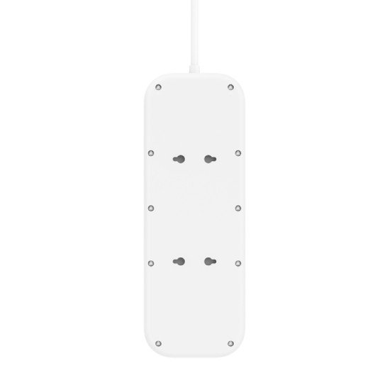 Belkin Connect Blanc 8 sortie(s) CA 2 m