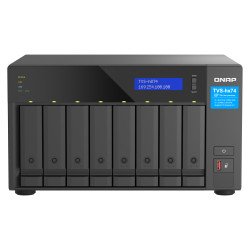 QNAP TVS-H874T-I7-32G serveur de stockage NAS Tower Intel® Core™ i7 32 Go DDR4 0 To QNAP QTS Noir
