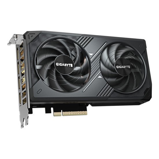 GIGABYTE GeForce RTX 5060 WINDFORCE OC 8G Carte Graphique - 8GB GDDR7, 128bit, PCI-E 5.0, 2512 MHz Fréquence du cœur, 3 x DisplayPort, 1 x HDMI, GV-N5060WF2OC-8GD GIGABYTE GeForce RTX 5060 WINDFORCE OC 8G Carte Graphique - 8GB GDDR7, 128bit, PCI-E 5.0, 2512 MHz Fréquence du cœur, 3 x DisplayPort, 1 x HDMI, GV-N5060WF2OC-8GD