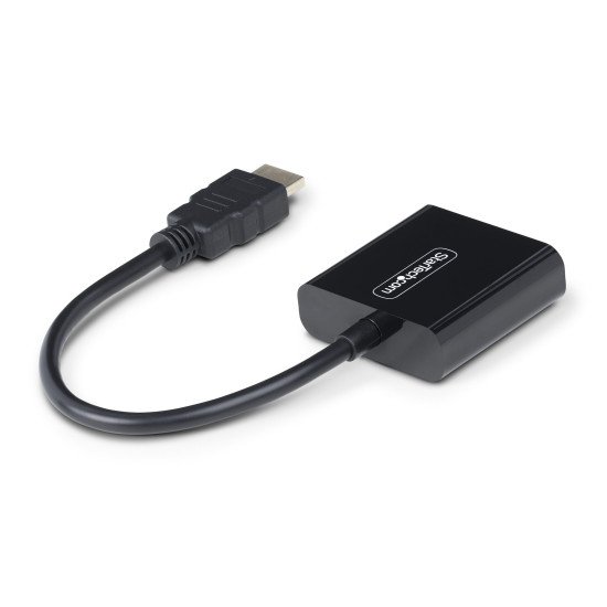 StarTech.com Adaptateur HDMI vers VGA, Convertisseur Vidéo Actif pour Ordinateur Portable/Bureau, 1920x1080 (1080p), Source HDMI vers Moniteur/Affichage/Projecteur VGA StarTech.com Adaptateur HDMI vers VGA, Convertisseur Vidéo Actif pour Ordinateur Portable/Bureau, 1920x1080 (1080p), Source HDMI vers Moniteur/Affichage/Projecteur VGA