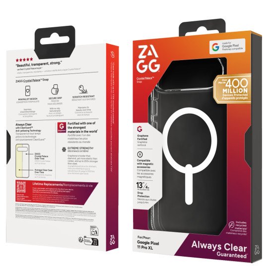 ZAGG Crystal Palace Snap coque de protection pour téléphones portables 17,3 cm (6.8") Housse Transparent