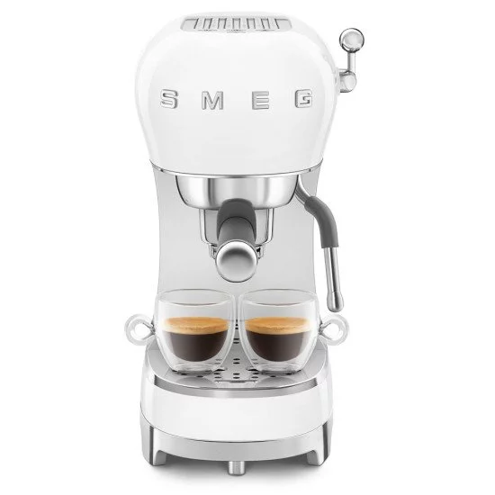 Smeg ECF02WHEU machine à café Manuel Machine à expresso 1,1 L Smeg ECF02WHEU machine à café Manuel Machine à expresso 1,1 L