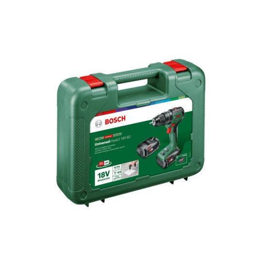 Bosch Universal Impact 18V-60 1900 tr/min Sans clé 1,3 kg Vert