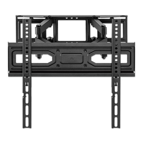Manhattan Support mural pour TV/moniteurs (Bras articulé), écrans 32" à 55", Compatibilité VESA : de 100x100 à 400x400 mm (vérifiez les dimensions des quatre trous de fixation à l'arrière), charge max. 40 kg, noir