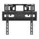 Manhattan Support mural pour TV/moniteurs (Bras articulé), écrans 32" à 55", Compatibilité VESA : de 100x100 à 400x400 mm (vérifiez les dimensions des quatre trous de fixation à l'arrière), charge max. 40 kg, noir