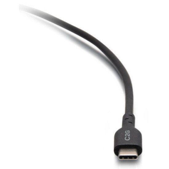 C2G Câble USB-C mâle vers USB-C mâle de 0,5 m (20V 5A) - USB 2.0 (480 Mbit/s)