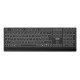 Port Designs PORT Connect 911251QWI clavier Universel RF sans fil + Bluetooth QWERTY US International Noir