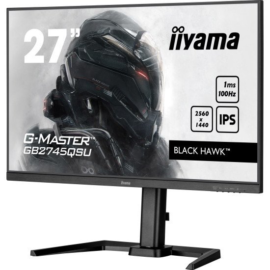 iiyama G-MASTER GB2745QSU-B1 écran PC 68,6 cm (27") 2560 x 1440 pixels 2K Ultra HD LED Noir