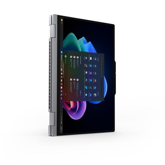 Lenovo ThinkPad X1 2-in-1 Gen 11 Aura Edition Copilot+ PC Intel Core Ultra 7 355 Hybride (2-en-1) 35,6 cm (14") Écran tactile WUXGA 32 Go LPDDR5x-SDRAM 1 To SSD Wi-Fi 7 (802.11be) Windows 11 Pro Belge Gris