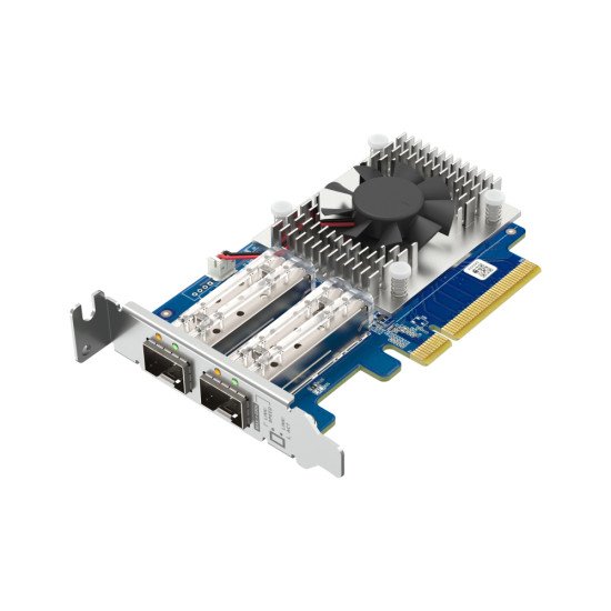 QNAP Carte d'extension réseau double port SFP+ 10 GbE