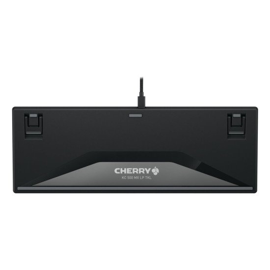 CHERRY KC 500 MX LP TKL clavier maison/bureau USB QWERTZ Allemand Noir, Gris